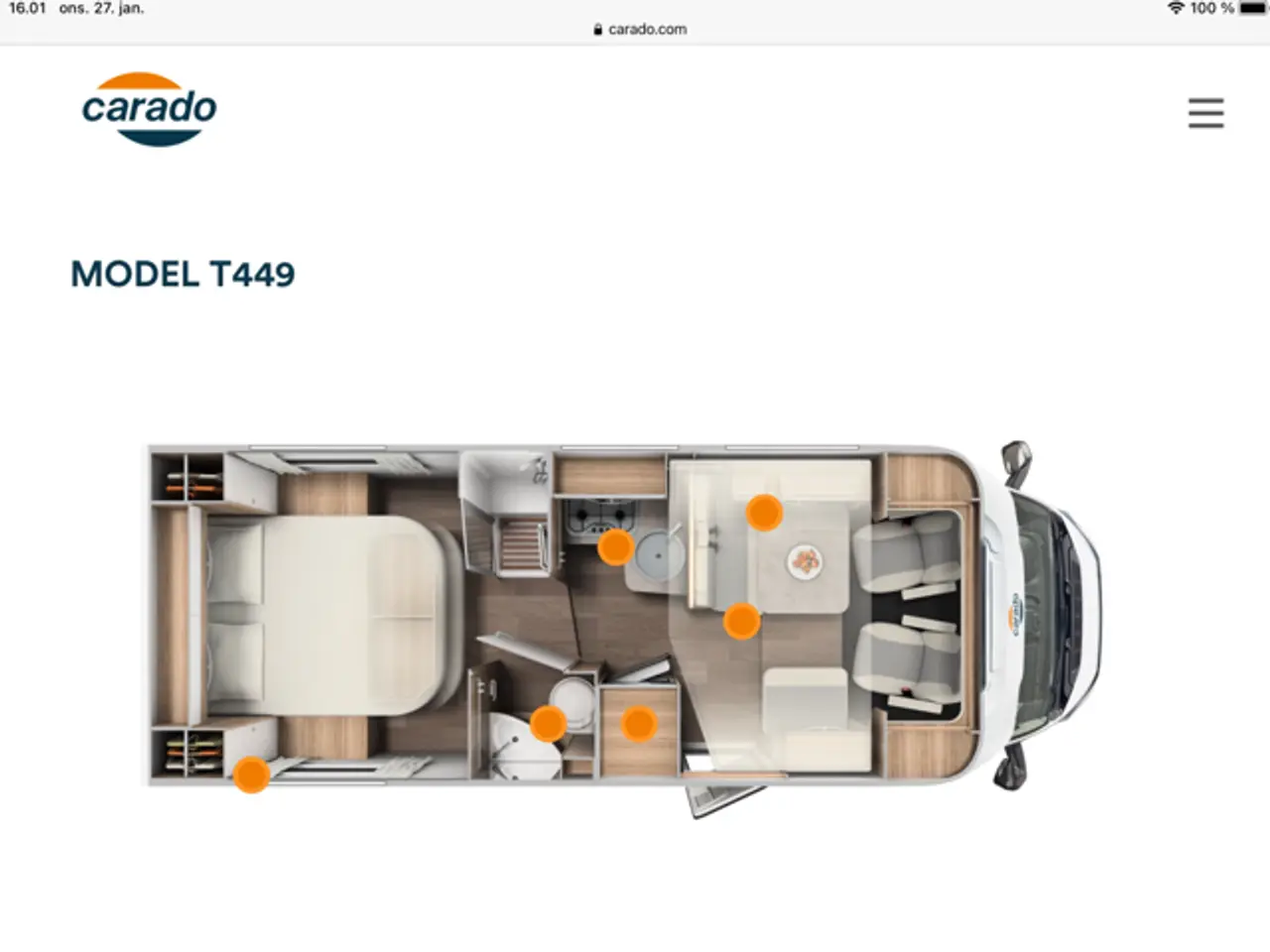 Billede 3 - Autocamper Carado t449