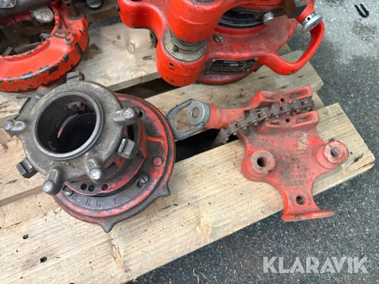 Billede 6 - Værktøj til gevindskæring Ridgid - 1 palle