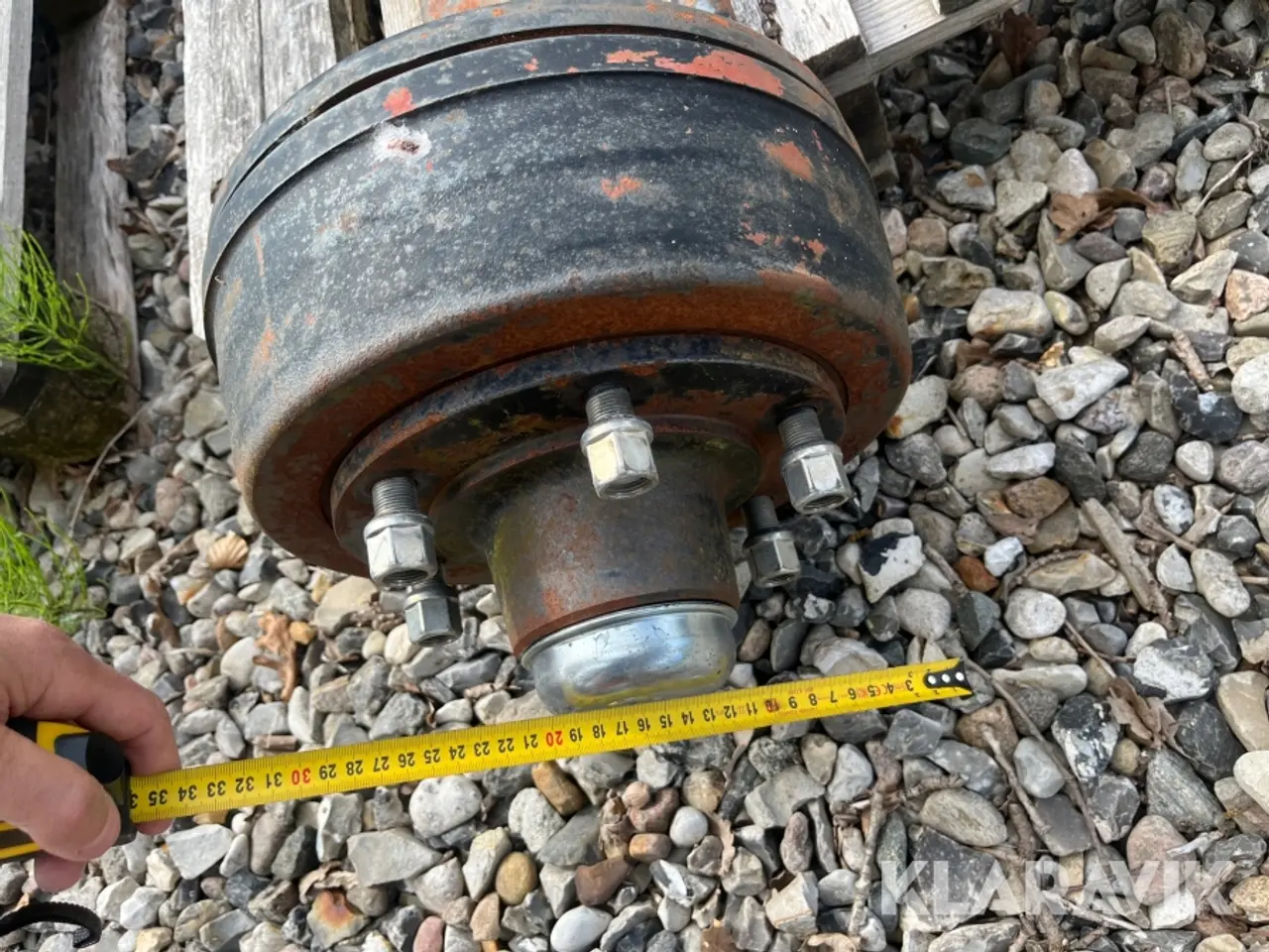Billede 9 - Aksel med bremse FAD Hydraulisk bremse