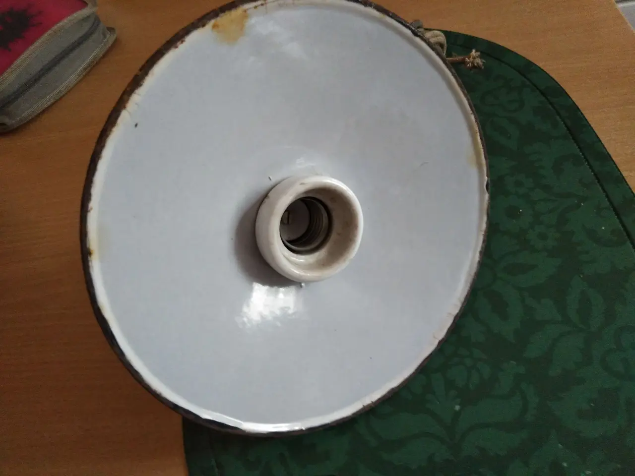 Billede 2 - Antik gammel loftslampe