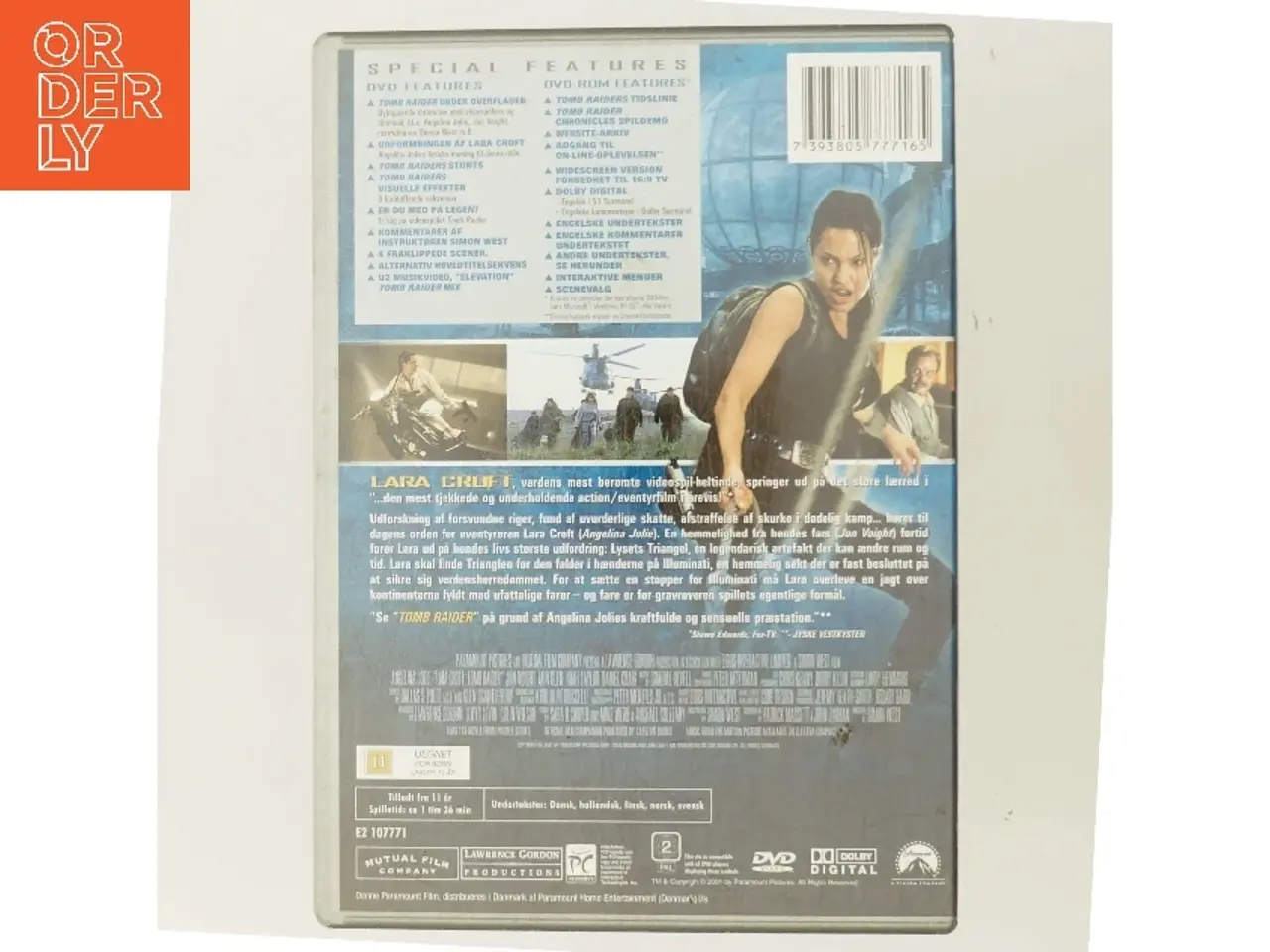 Billede 3 - Lara Croft: Tomb Raider med Angelina Jolie (DVD)