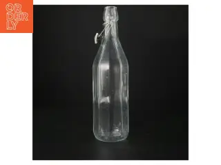 Genbrugsglasflaske med patentlukning (str. H 32 cm)
