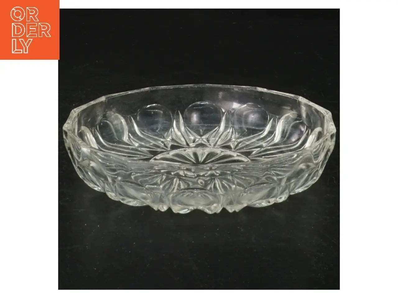 Billede 1 - Glas assiet (str. 14 cm diameter og 3 cm høj)