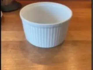 Flot hvid Pillivuyt skål