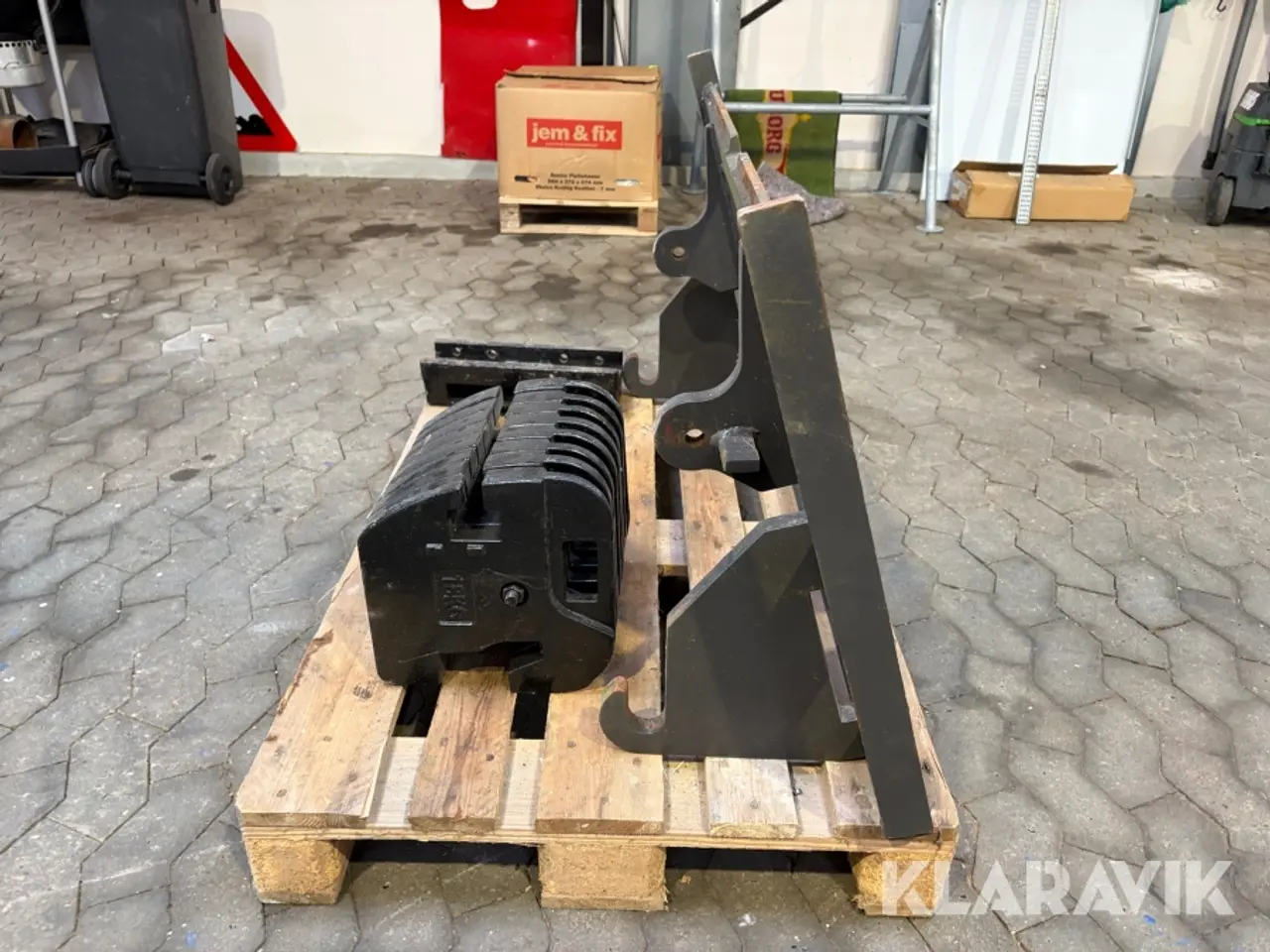 Billede 8 - Pallegafler og 144 kg kontravægt