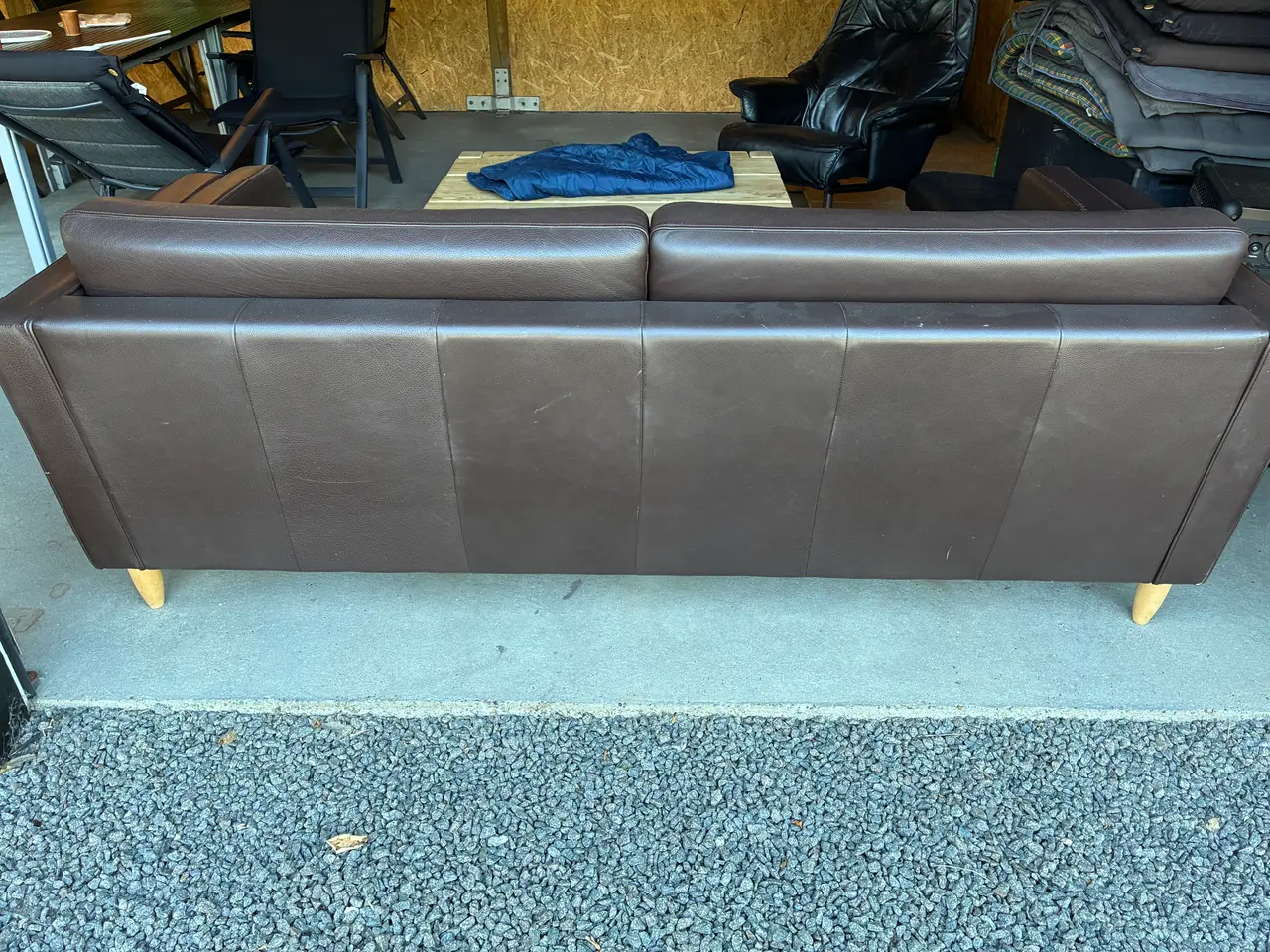 Billede 5 - Stor lædersofa 