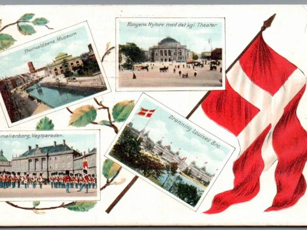 Billede 1 - København -  Postkort - Brugt - Svagt Hjørne !