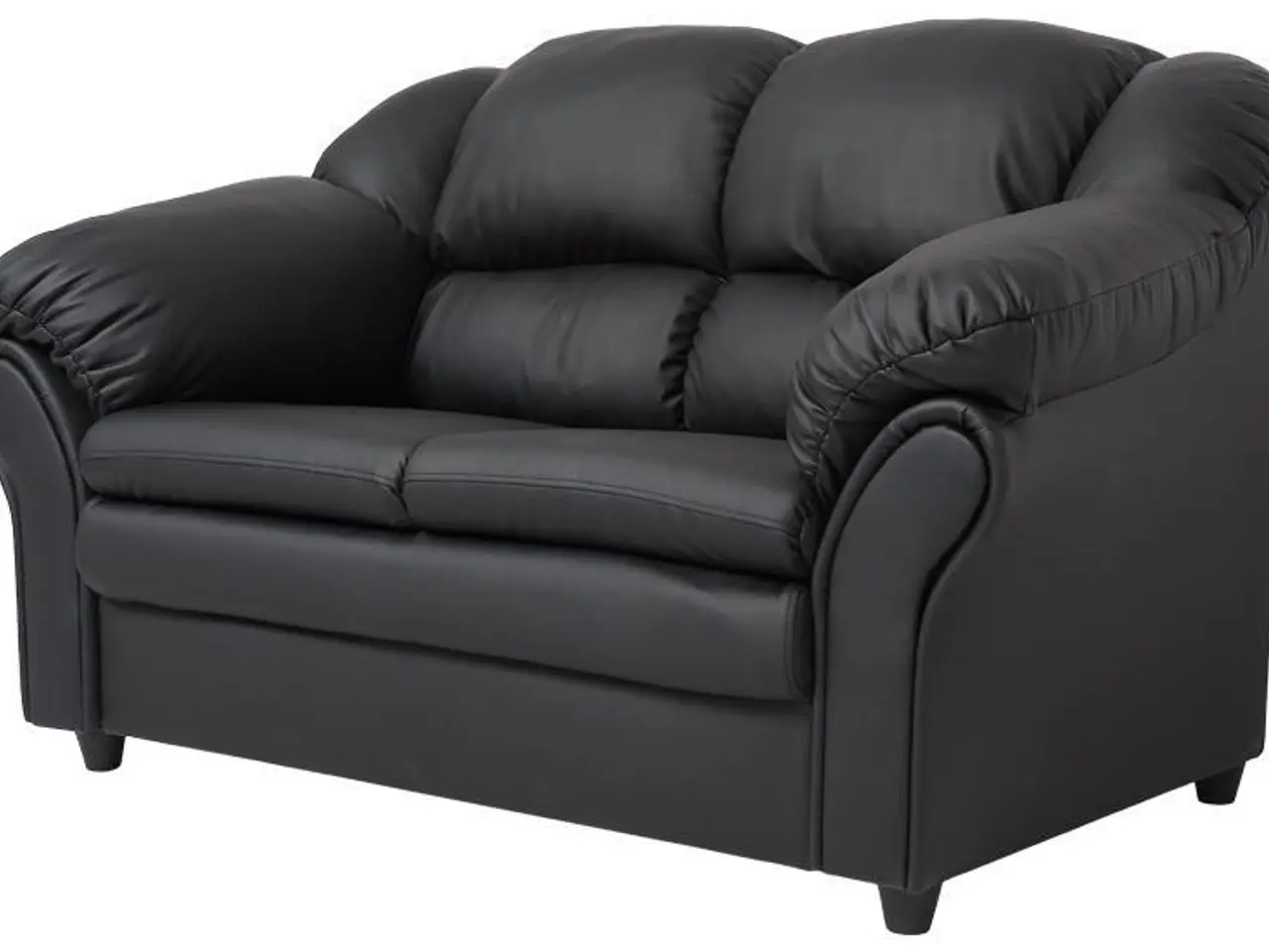 Billede 5 - Tønder 3+2 personers sofasæt i Soft PU - sort