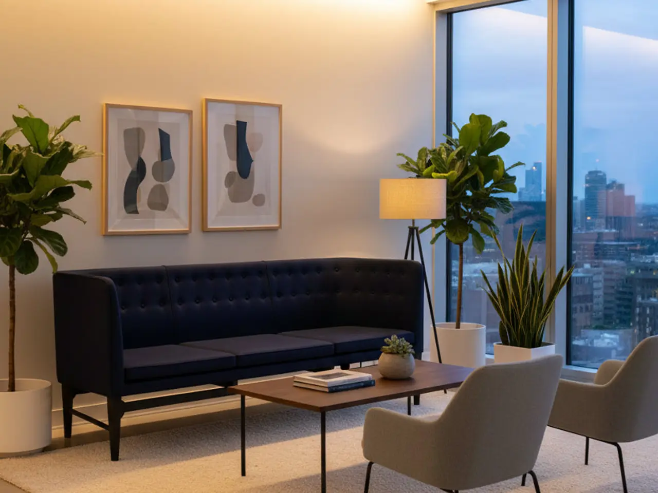 Billede 2 - &Tradition Mayor AJ5 Sofa – Mørkeblå/Sort Stel