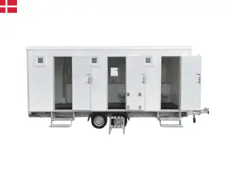 Type 518: Toilet--badvogn med 3 separate rum