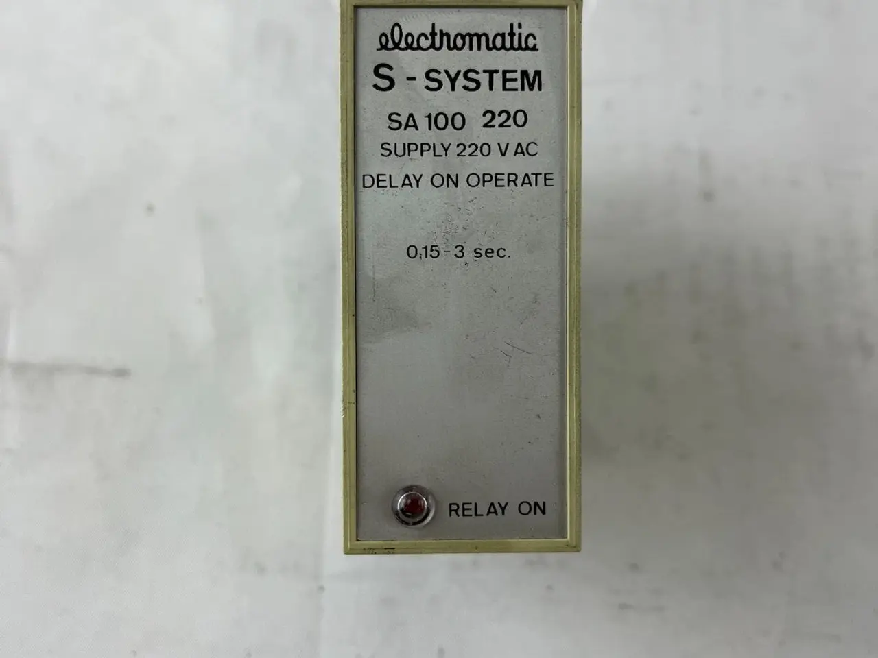 Billede 2 - Electromatic SA100 220 Time Delay relæ 220V AC Sec