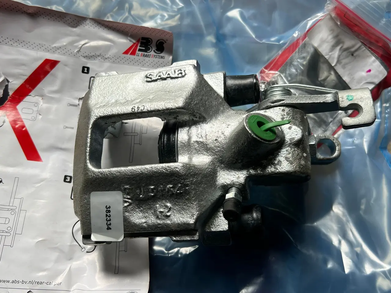 Billede 1 - SAAB 9000_bremsecaliper_HB_NY