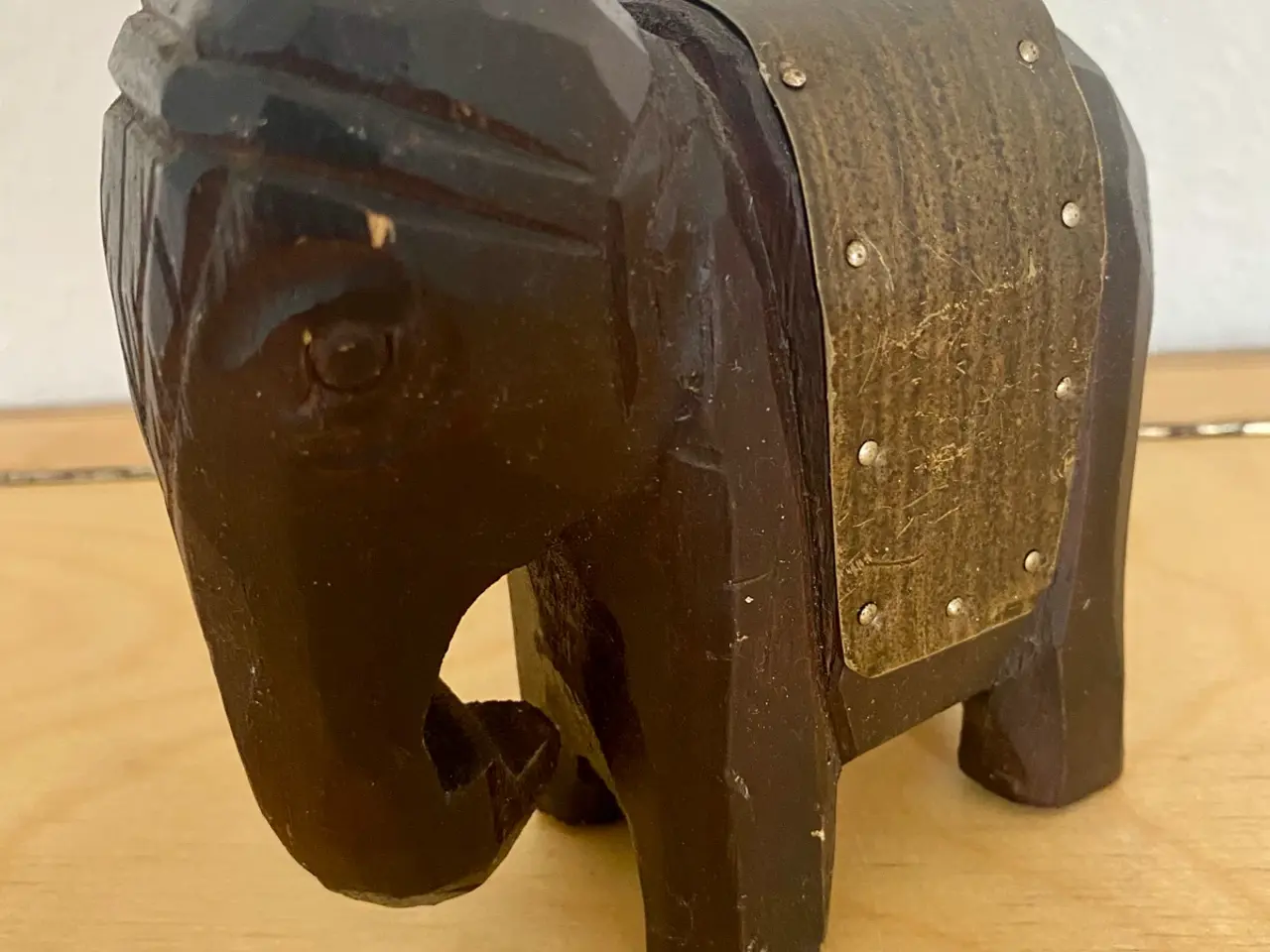 Billede 3 - Træ elefant figur