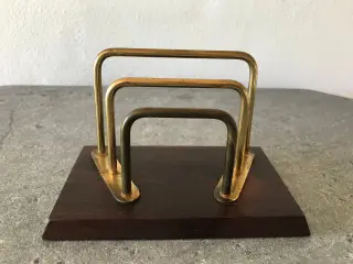 Retro papirholder / brevholder i palisander