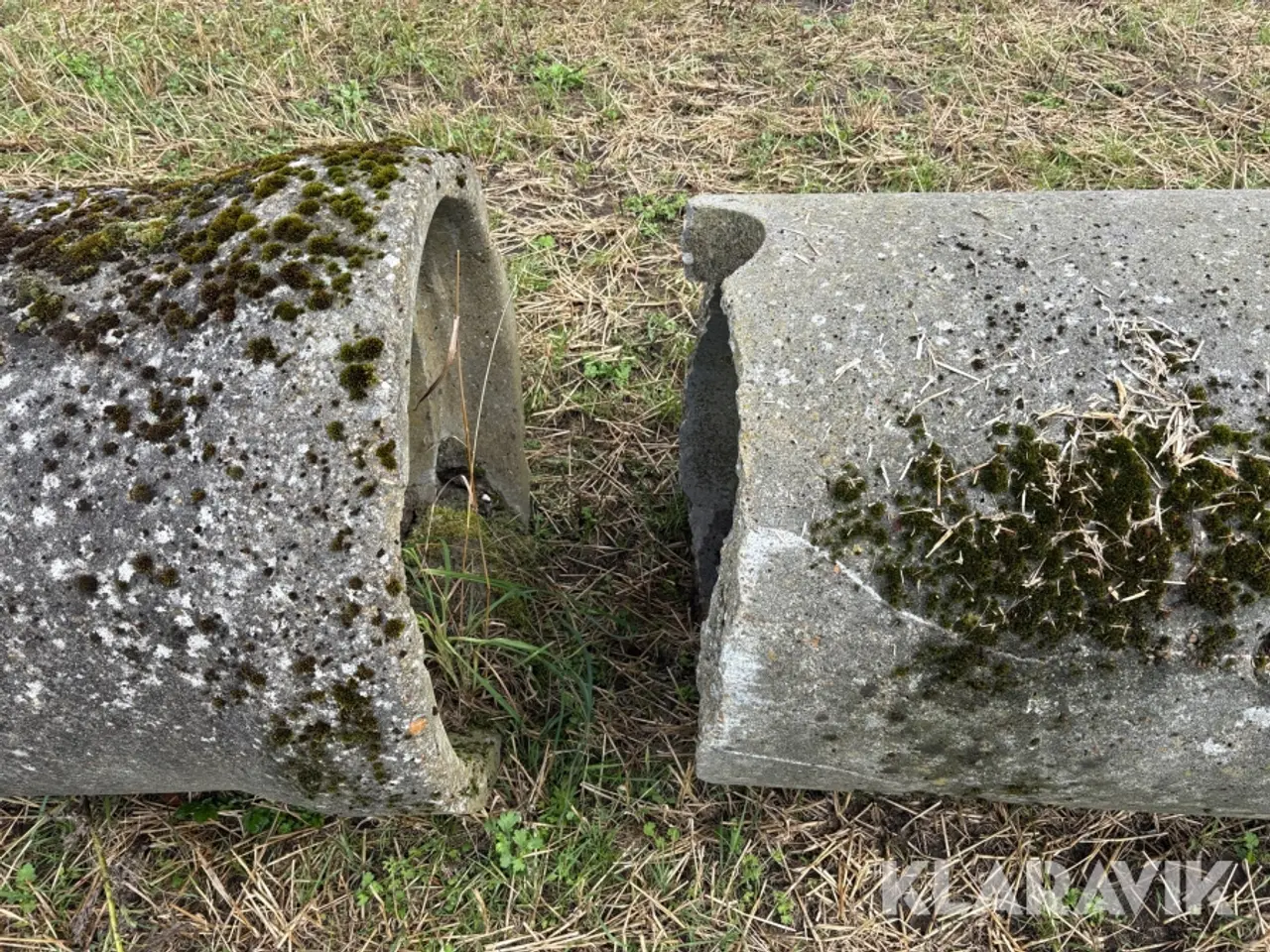 Billede 4 - Betonrør til grøfteoverkørsel 710 cm Ø58 cm 4 Styk