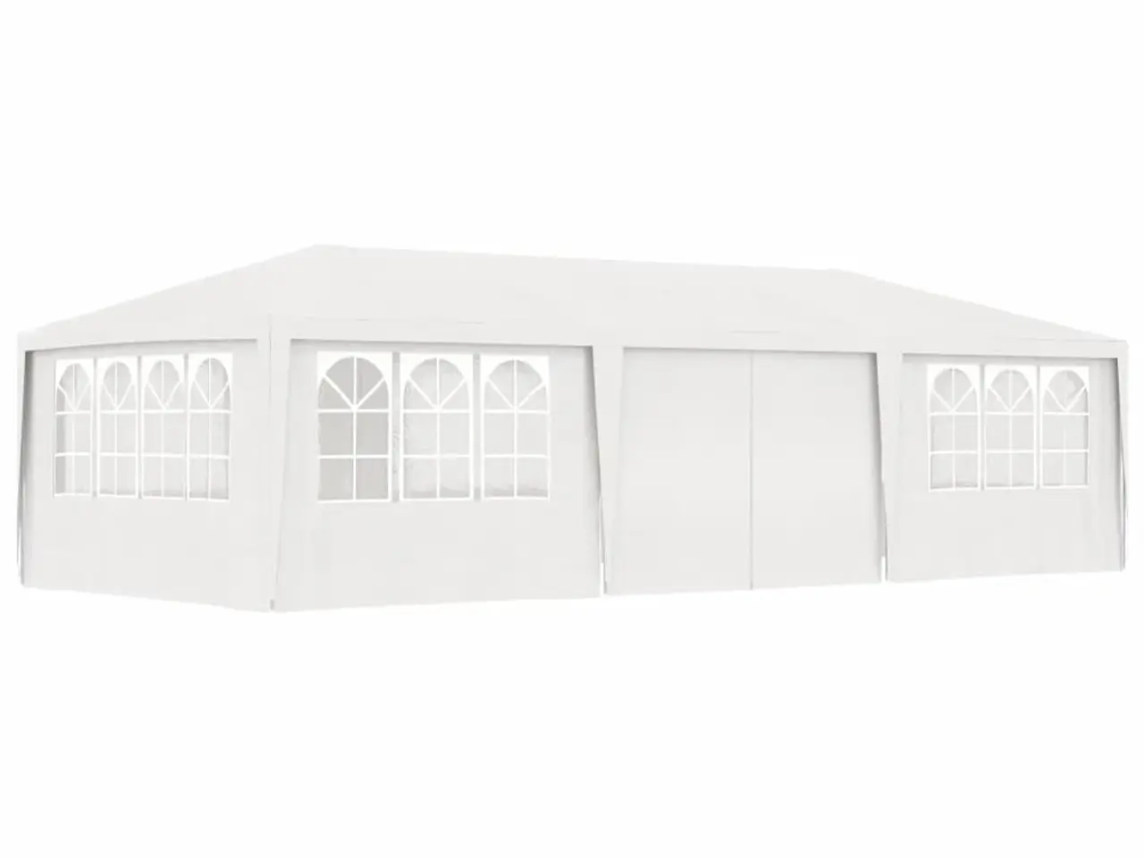 Billede 1 - Festtelt med sidevægge 4 x 9 m - hvid