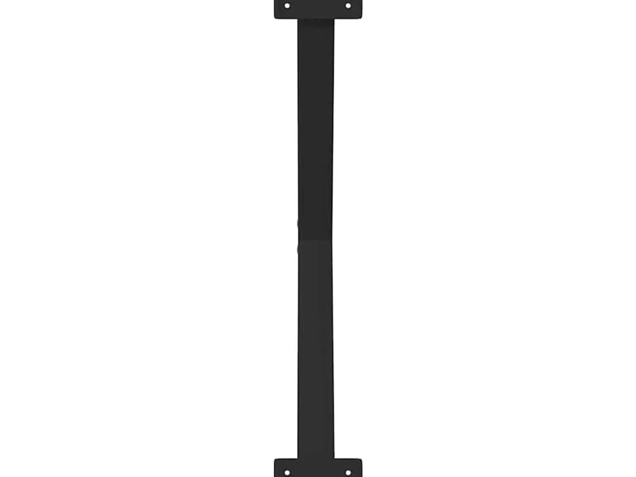 Billede 7 - Spisebordsben i stål - X-form, 2 stk., sort, 70 × (72-73) cm