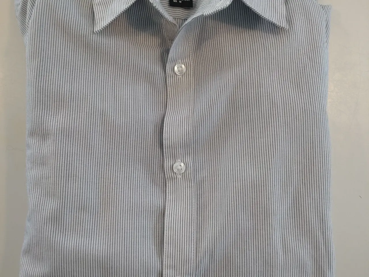 Billede 5 - H&M skjorte med striber easy iron slim fit M