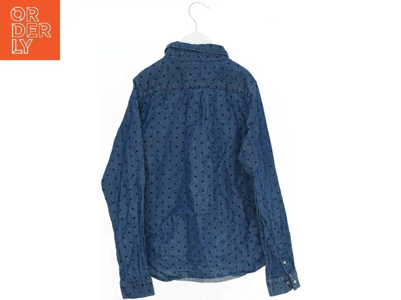 Billede 2 - Skjorte i denim med prikker fra Molo (str. 152)