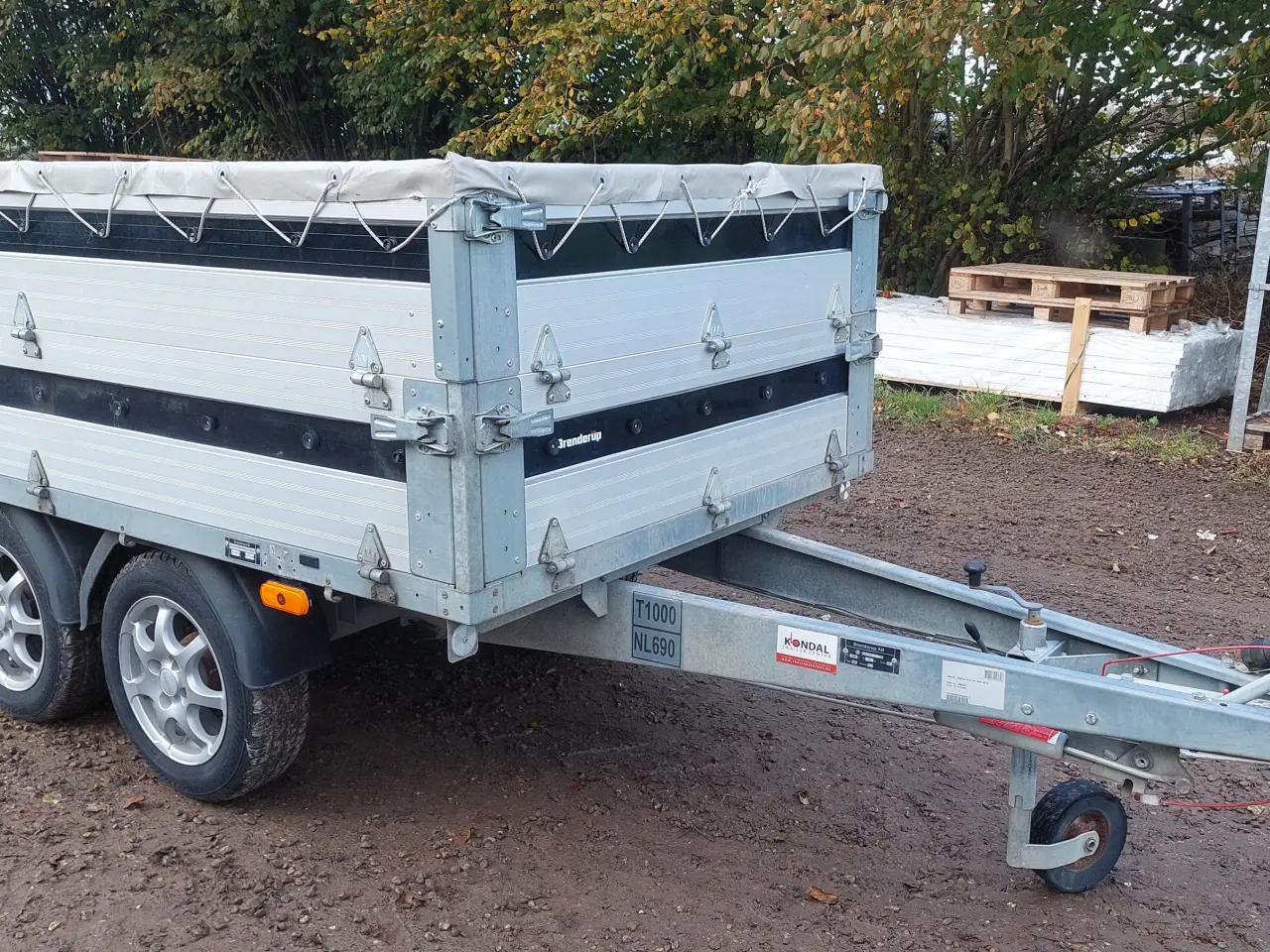 Billede 1 - Ladtrailer 1000kg 1 døgn