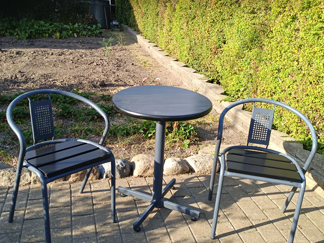 Billede 1 - Cafesæt 2 stole og 1 bord