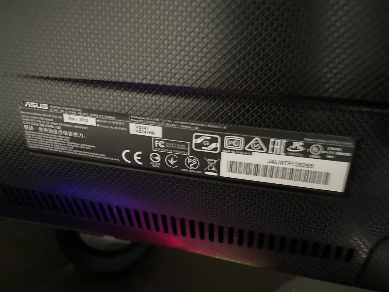 Billede 5 - Asus vs247
