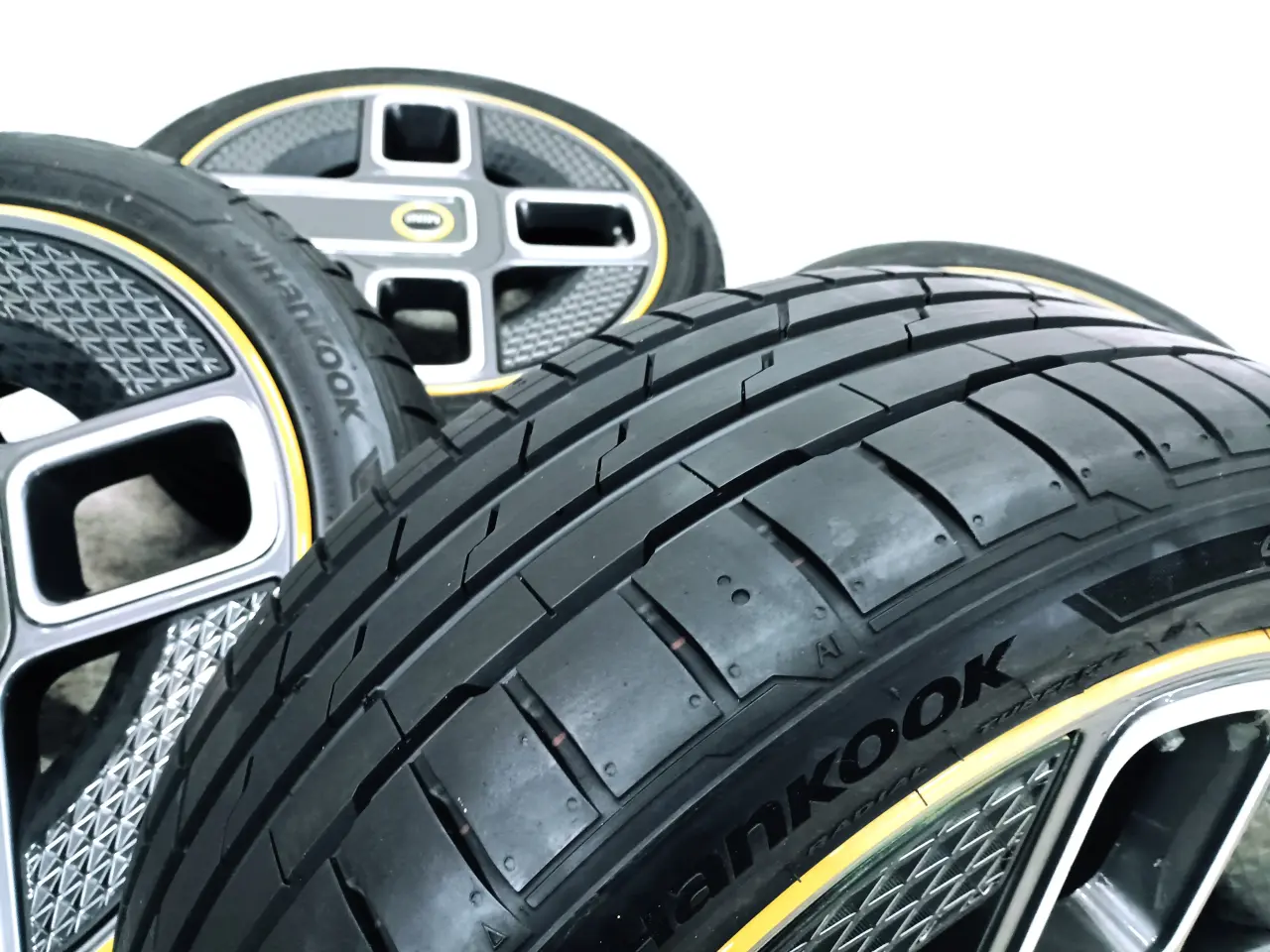 Billede 7 - 5x112 17" ET54 nav 66,6ø MINI sommersæt inkl.TPMS