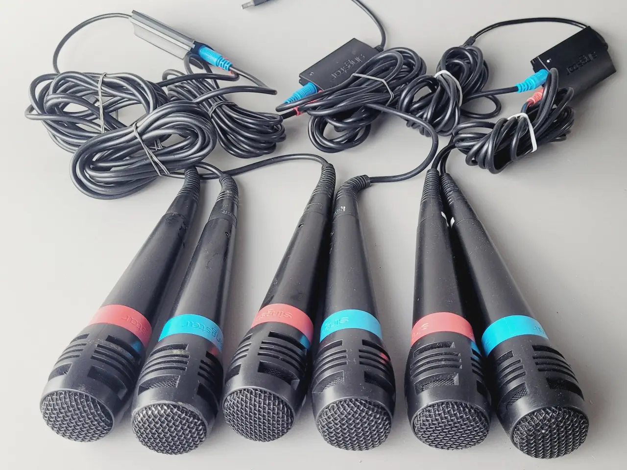 Billede 2 - 🎤 Kæmpe SingStar Mikrofon Sæt (6 Mikrofoner)