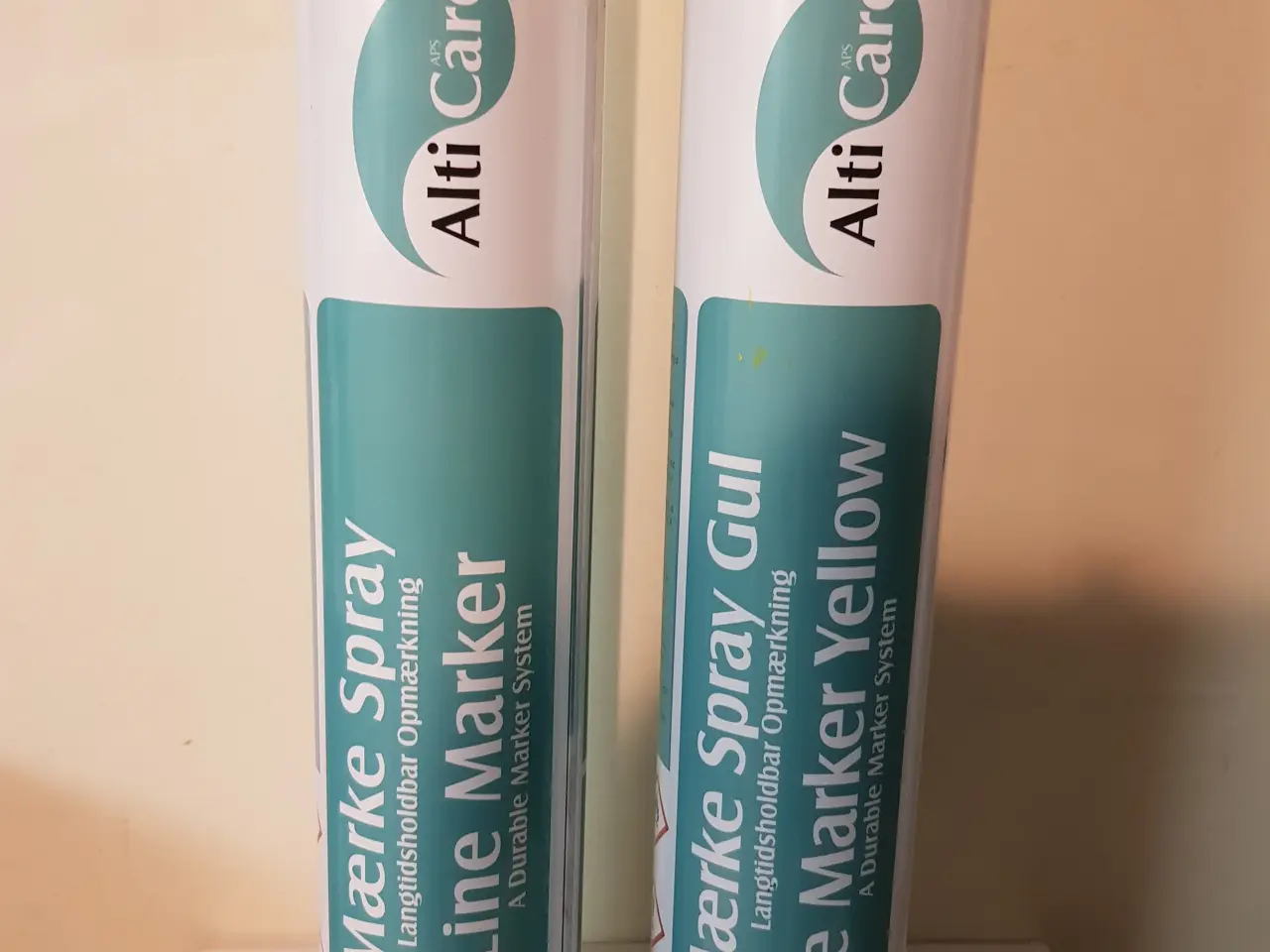 Billede 1 - Markeringsspray 750 ml i gul og hvid