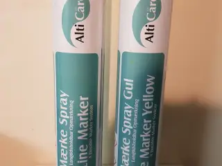 Markeringsspray 750 ml i gul og hvid