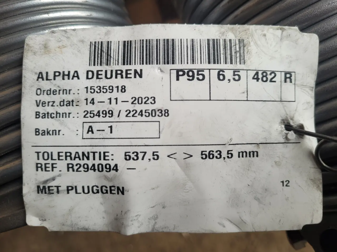 Billede 4 - Alu port fjeder optræk 