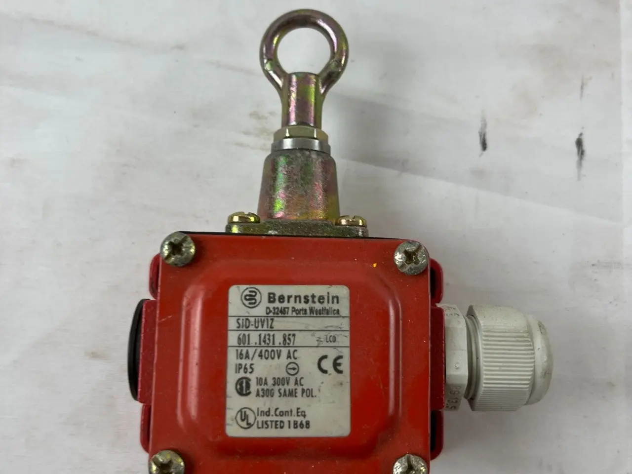 Billede 2 - Bernstein SiD-UV1Z Safety Rope Pull kontakt IP65