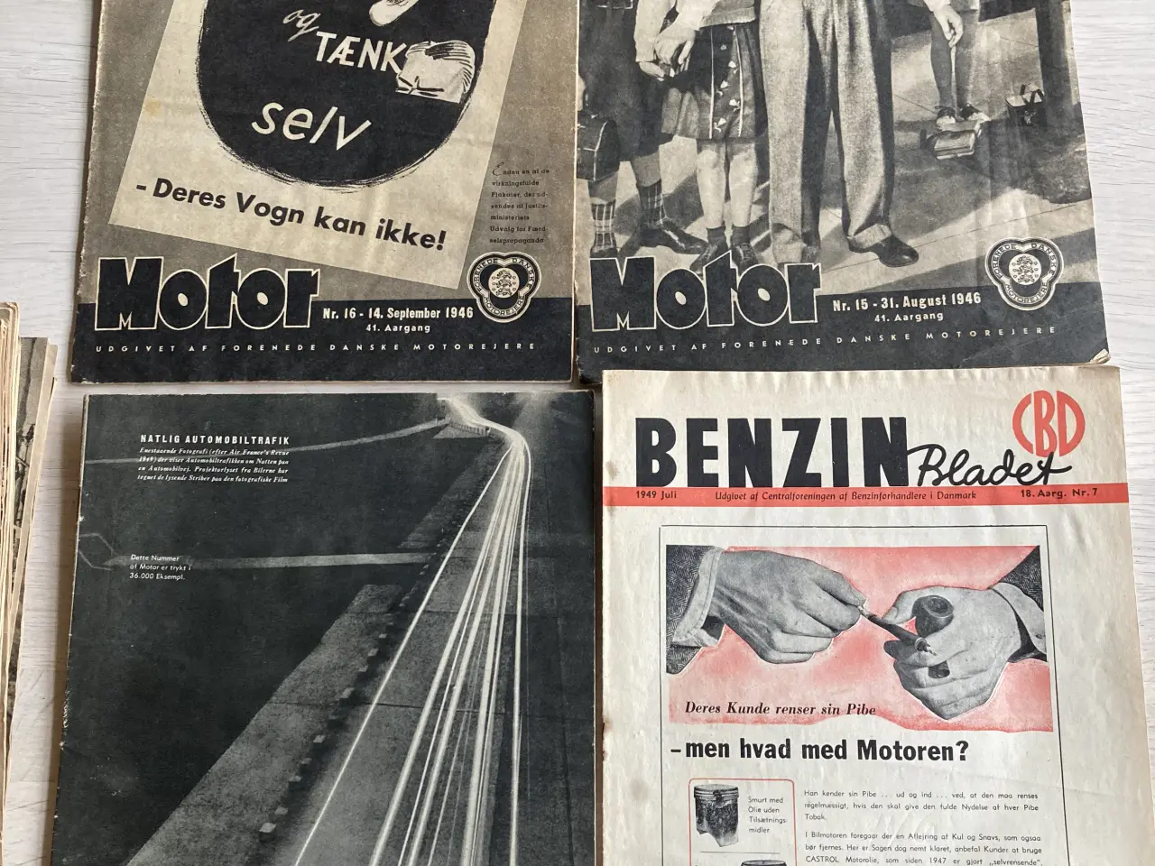 Billede 1 - "Motor" blade fra 1940´erne og 50´erne ;-)