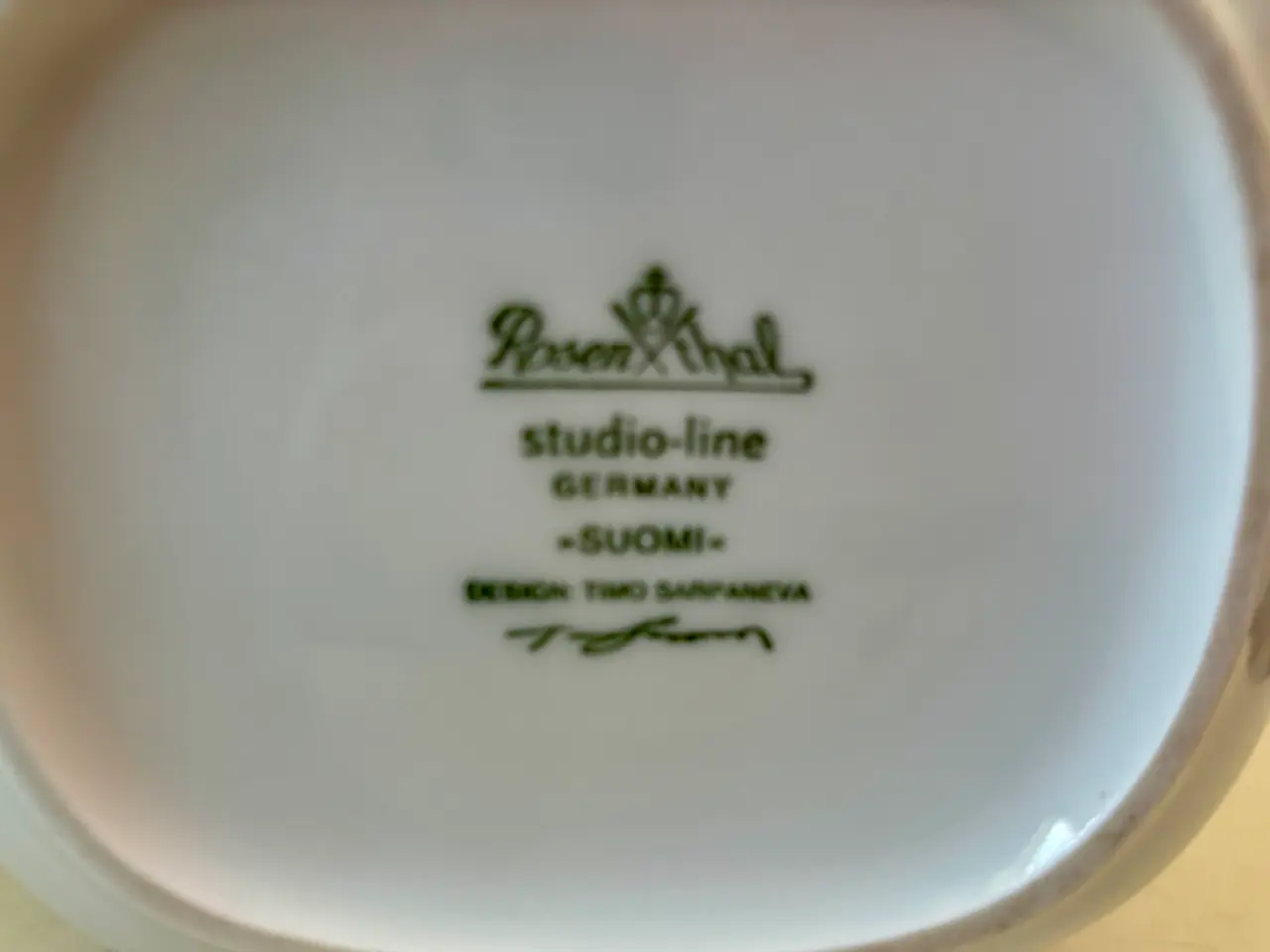 Billede 6 - Rosenthal, hvid studioline Suomi thekande