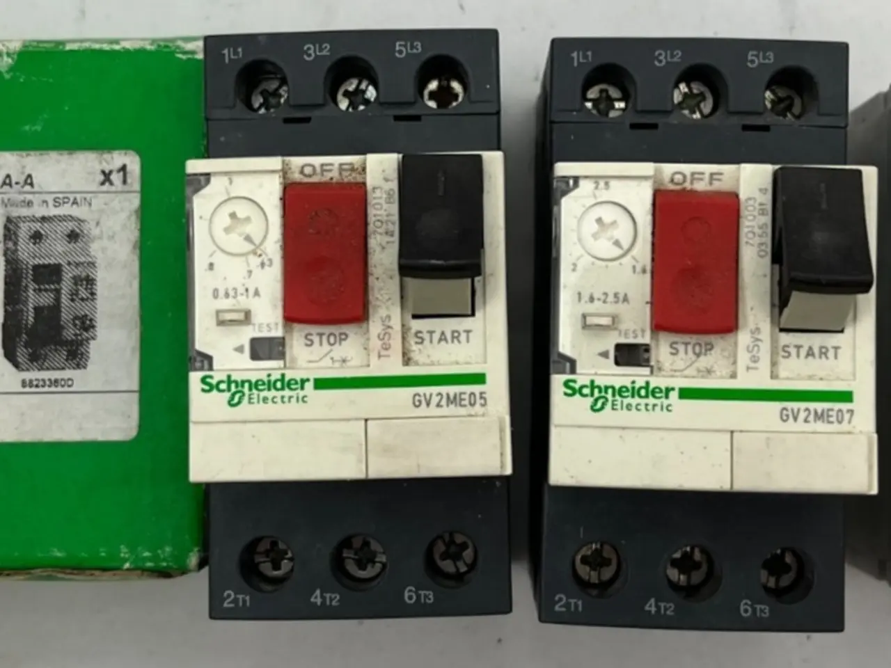 Billede 1 - Schneider Electric GV2ME05, GV2ME07 Motor Circuit