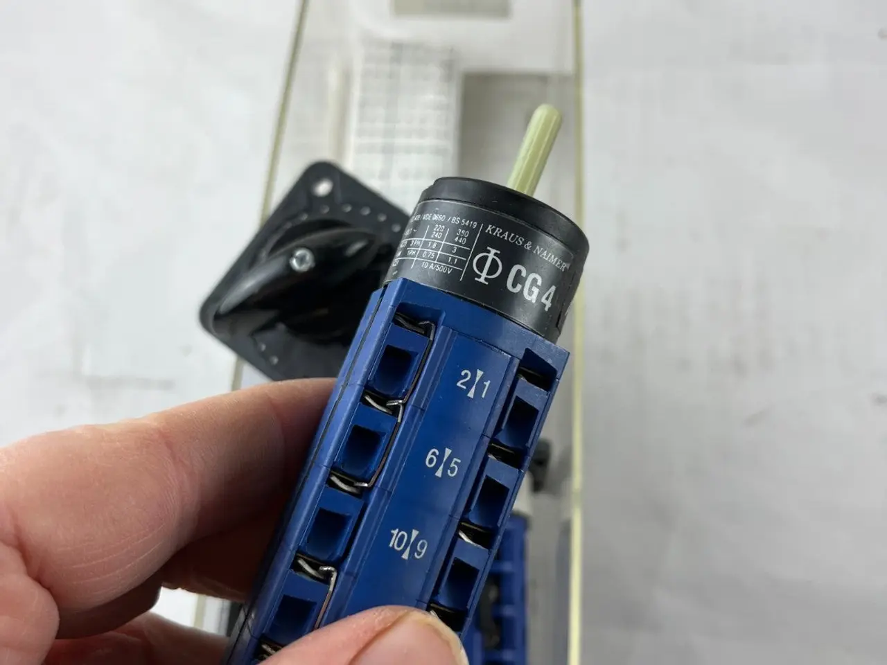 Billede 8 - Kraus Naimer Rotary Cam kontakt parti 3pc CA10 CG4