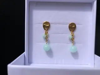 🏝️Friske sommer Ørestikker “Guld&Mint”