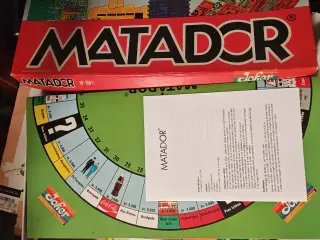 Gammelt Retro Matador Brætspil