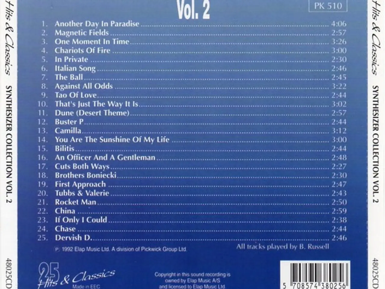 Billede 5 - B. Russell* – Synthesizer Collection Vol. 2 – CD