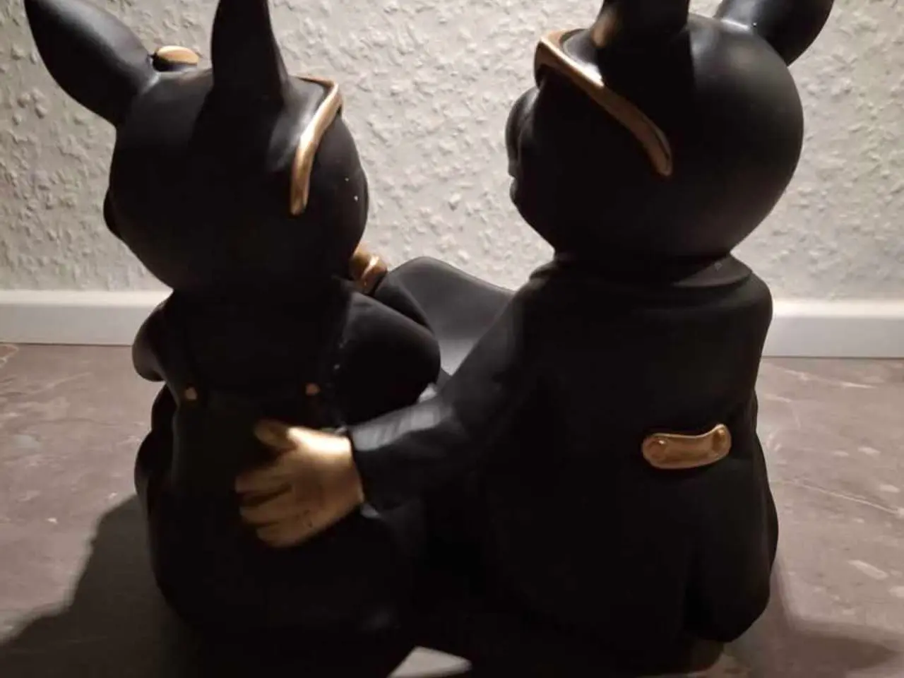 Billede 7 - Sort Bulldog figurer 