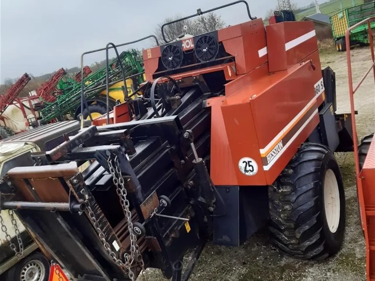 Billede 1 - New Holland 4860 S med snitter blæser ved binder