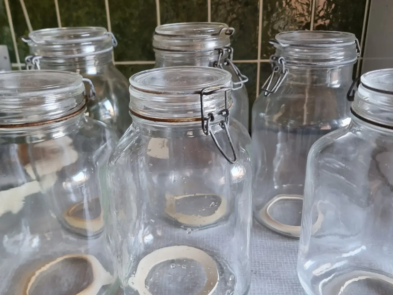 Billede 1 - 5 stk 3 L Patentglas