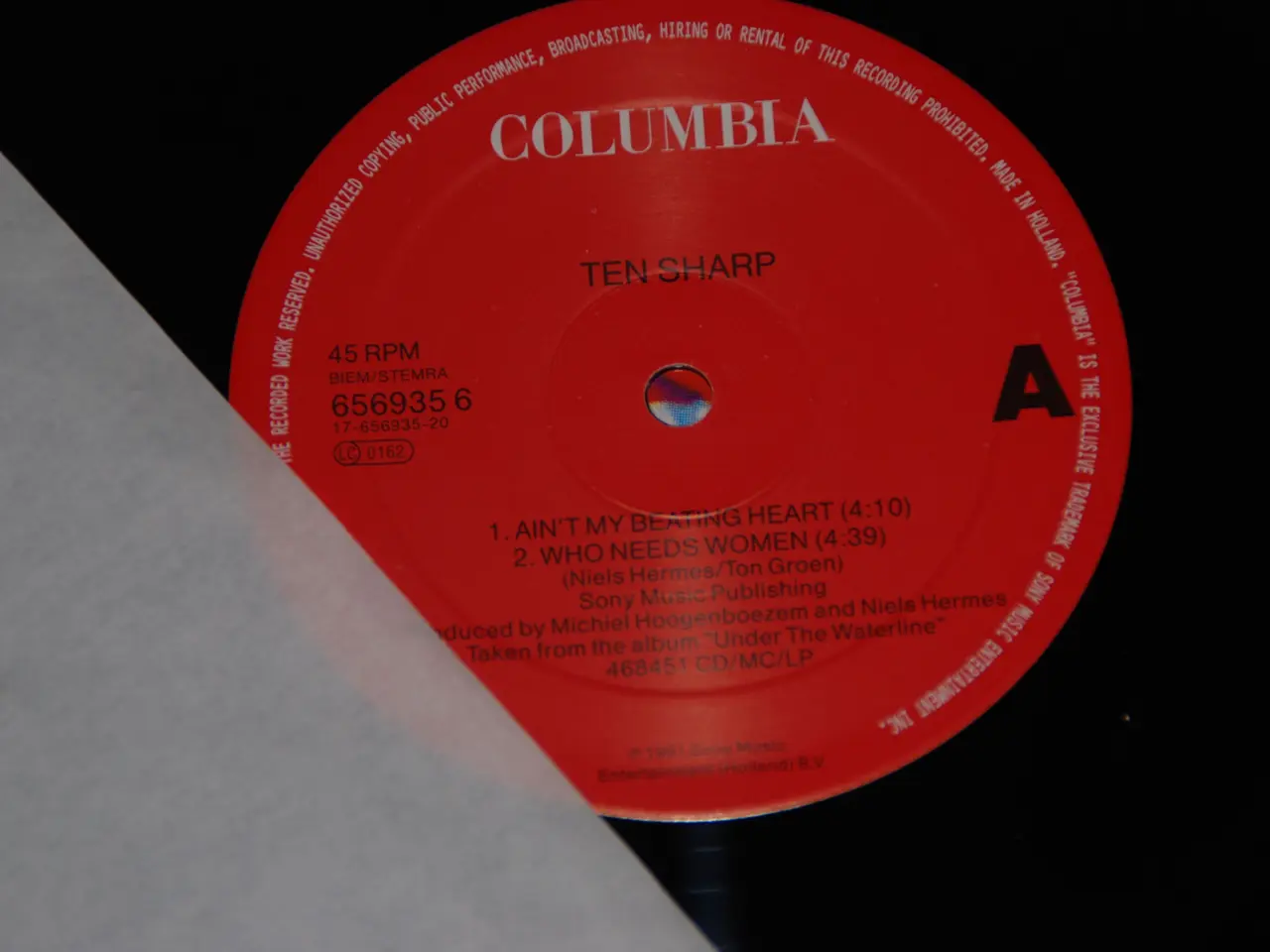 Billede 4 - 45 RPM - Ten Sharp