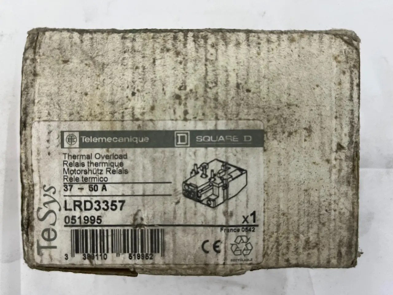 Billede 1 - Telemecanique LRD3357 Thermal Overload relæ 37–50A