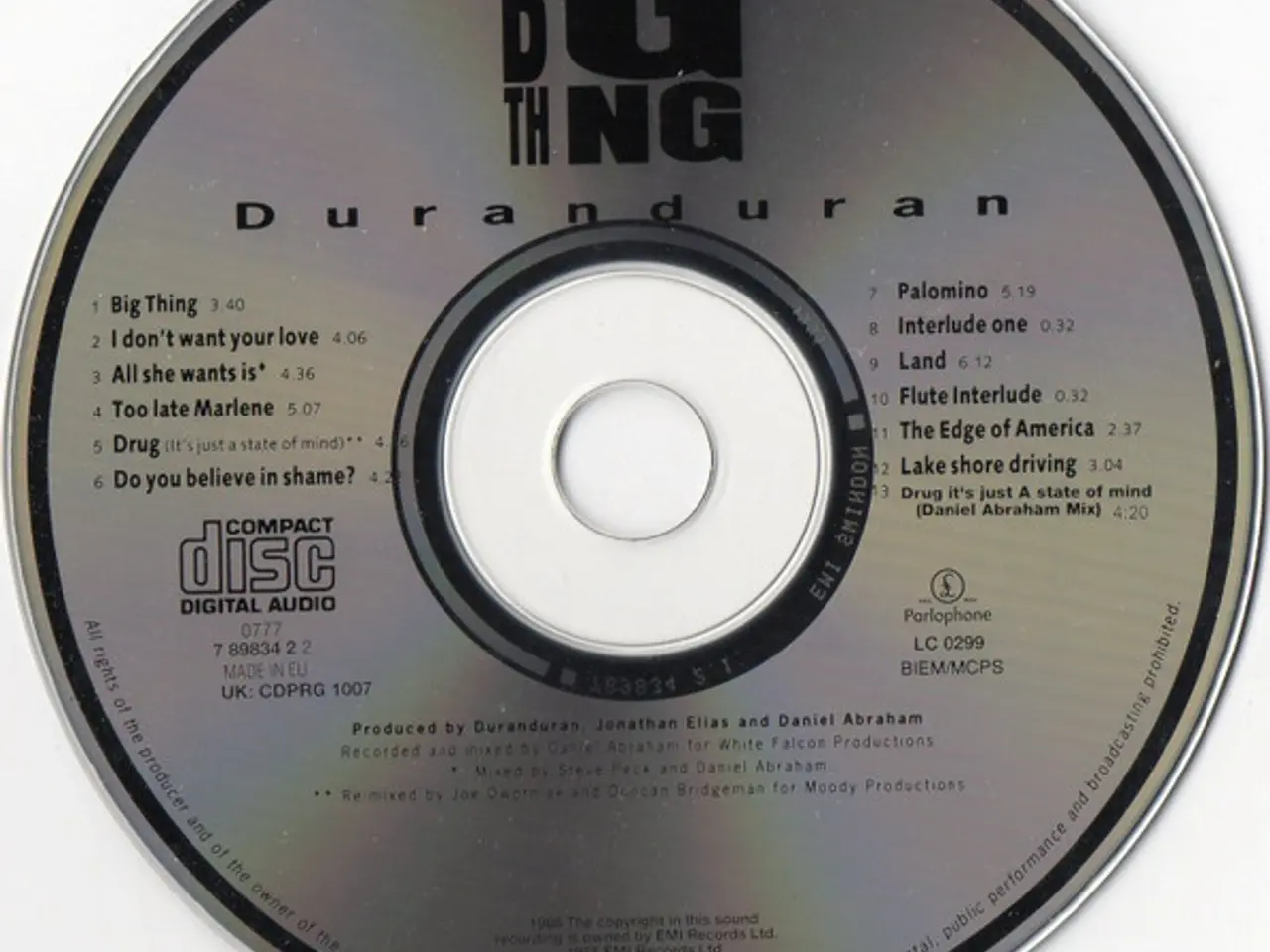 Billede 3 - Duranduran* – Big Thing – CD
