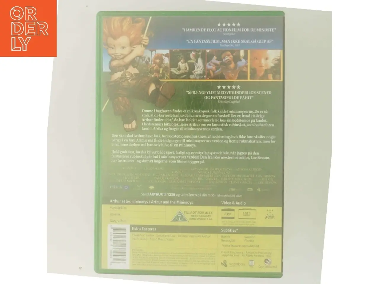 Billede 3 - ARTHUR AND THE MINIMOYS med Nick Øgendahl (DVD)