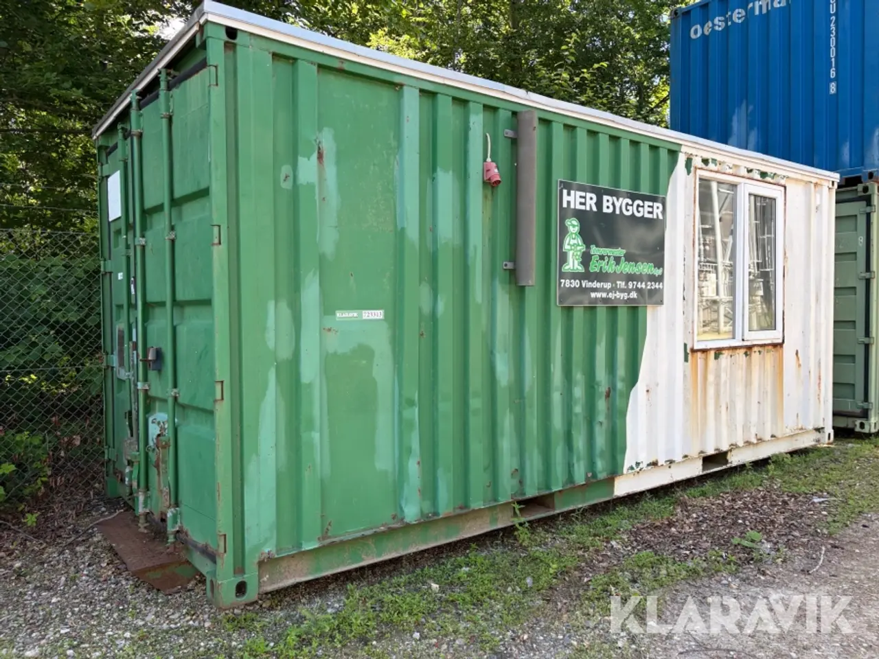 Billede 1 - Container 20 fod med isoleret kontor