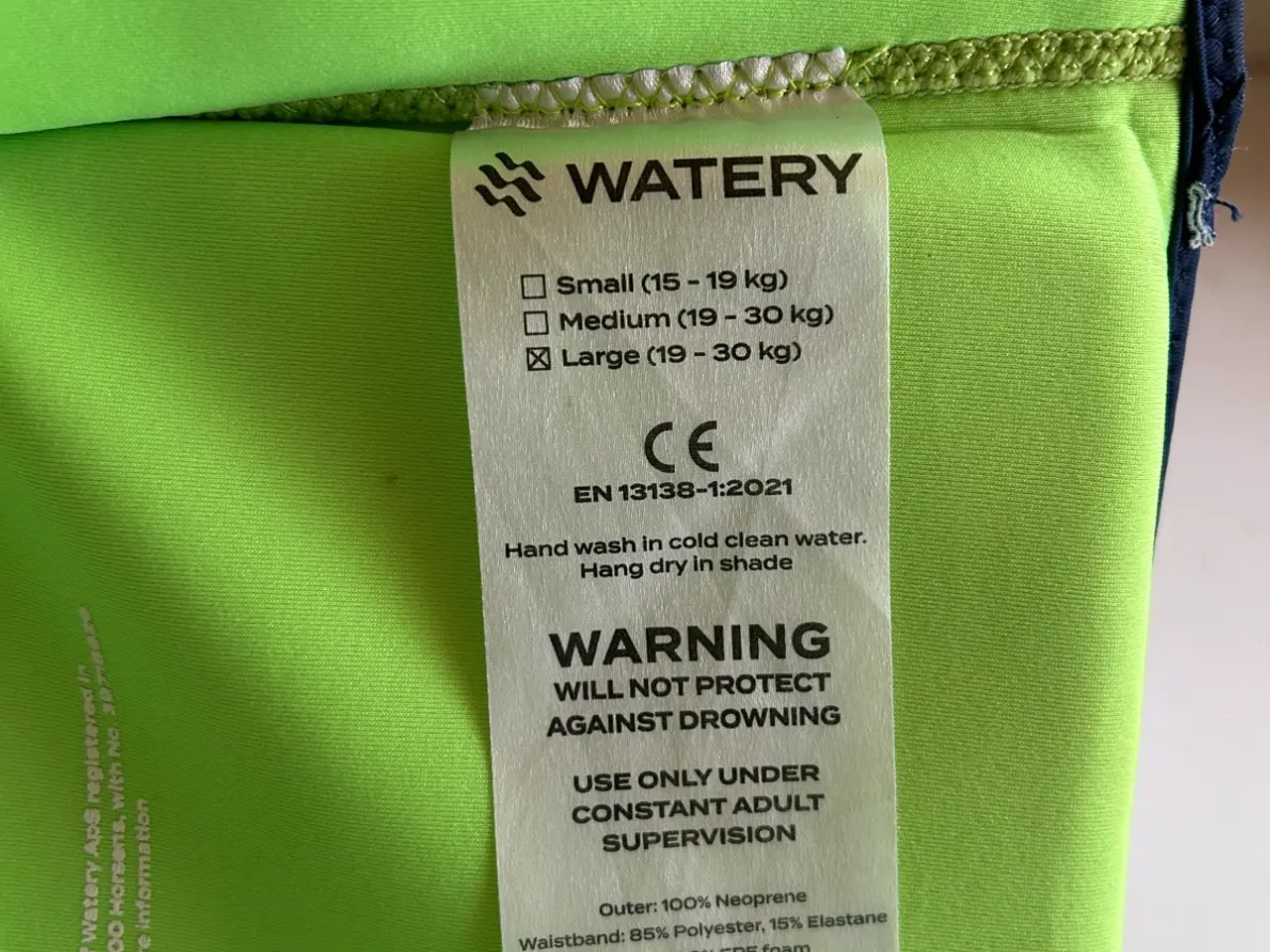 Billede 2 - Watery Basic Swim Vest 150,-