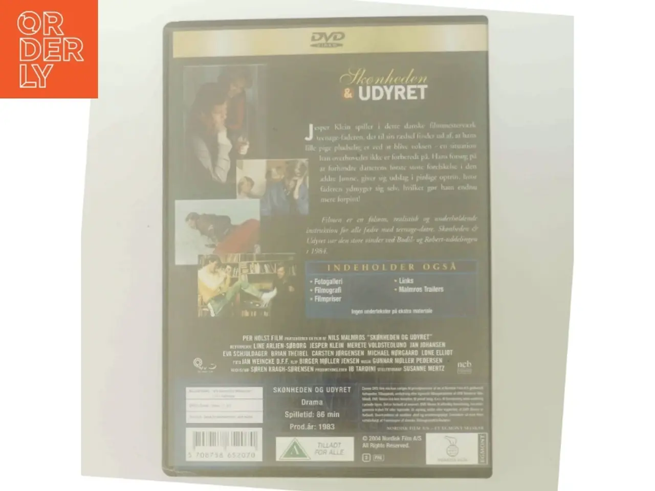 Billede 3 - Skønheden and Udyret (Nils Malmros) - DVD /movies /standard / DVD med Jesper Klein (DVD)