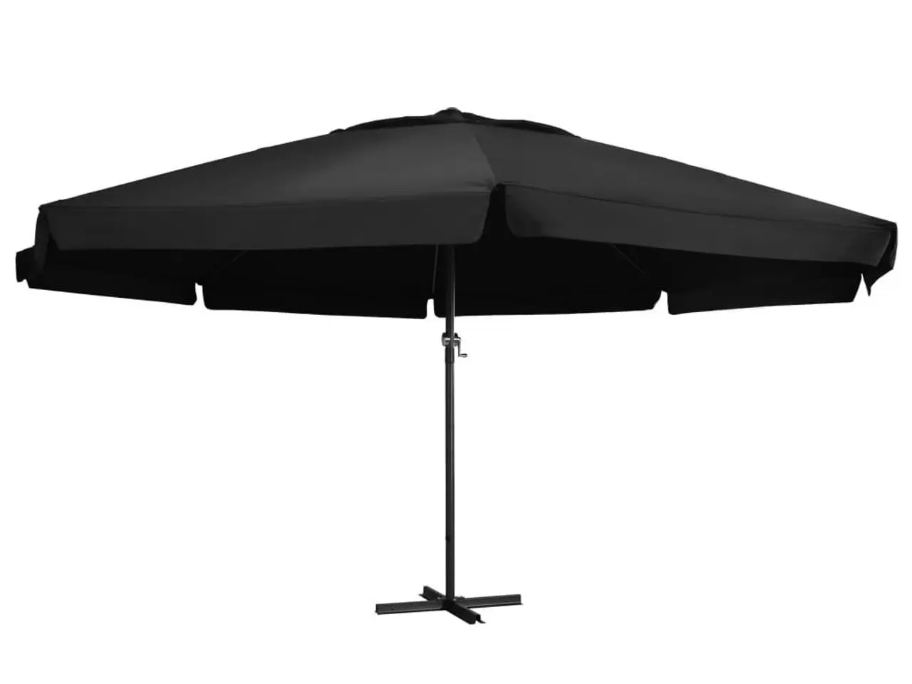 Billede 1 - Haveparasol med aluminiumstang 500 cm sort
